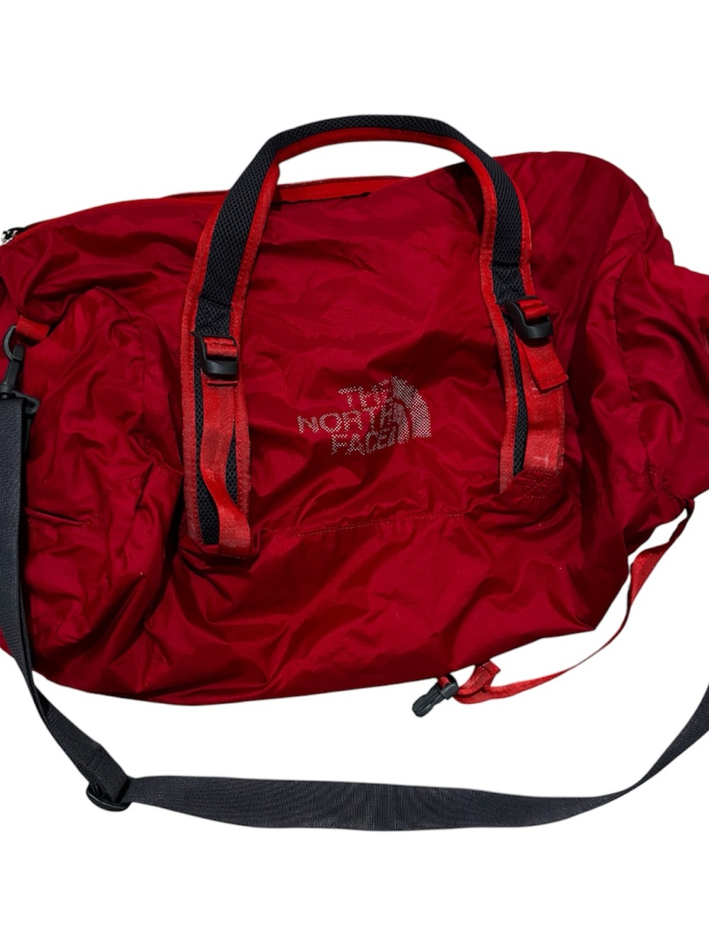 THE NORTH FACE Lightweight Red and Black Duffel bag 100% Nylon